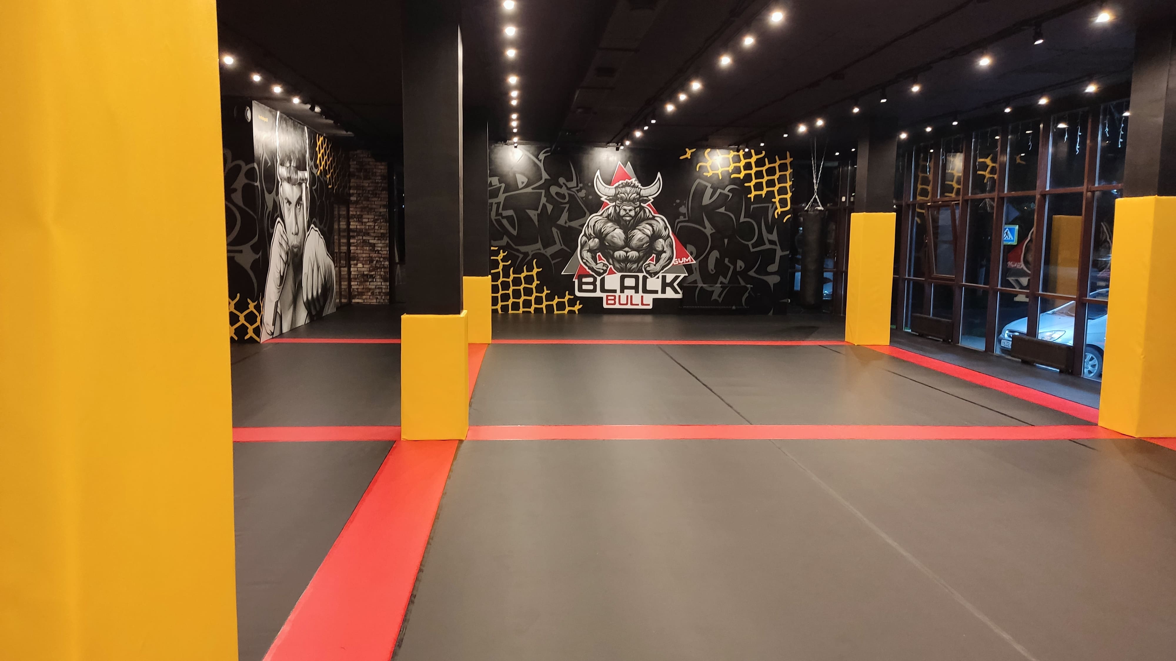 Зал грэпплинга «Black bull», Краснодарский край, г. Крымск, монтаж в октябре 2024 года.